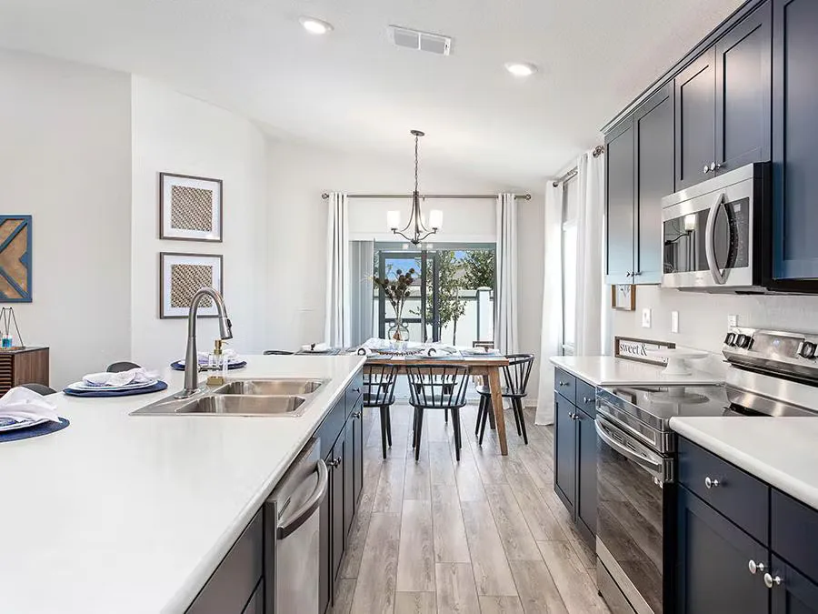 Parker model home kitchen